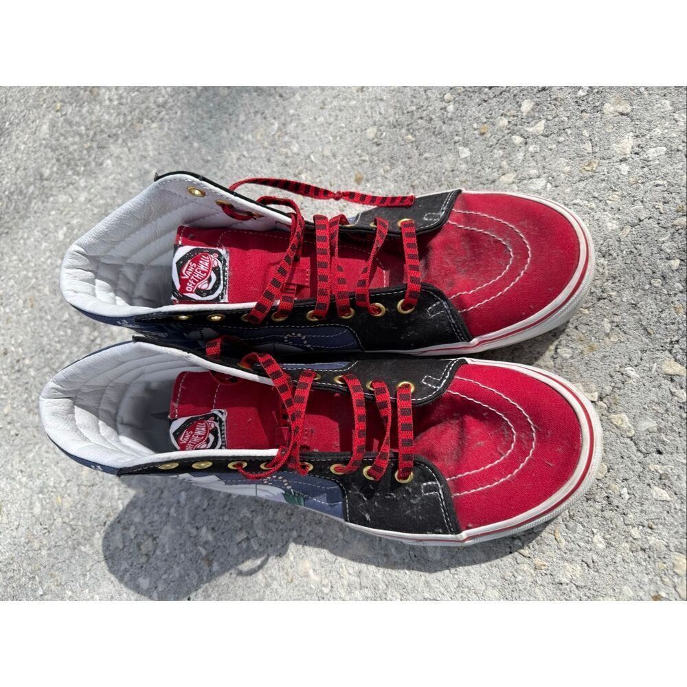 Vans Men's Size 10 Nightmare Before Christmas Sk8 High Shoes Jack Skellington - Picture 5 of 16
